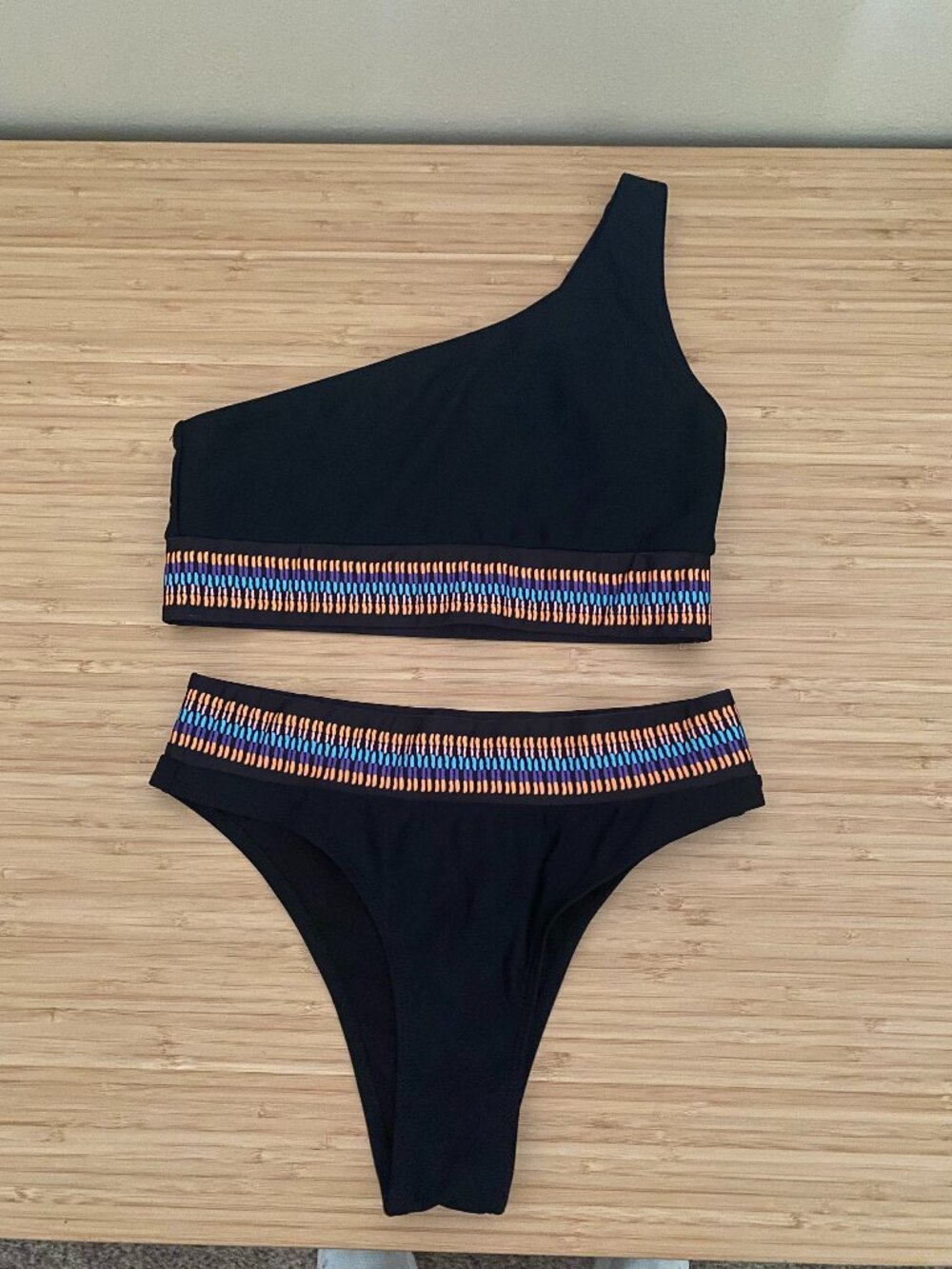 SHEIN 2 Piece One- Shoulder Bikini Set